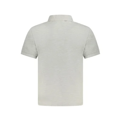 Brown Cotton Men Polo Shirt