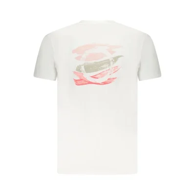White Cotton Men T-Shirt