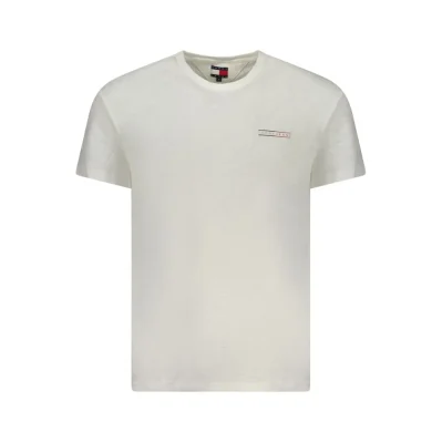 White Cotton Men T-Shirt