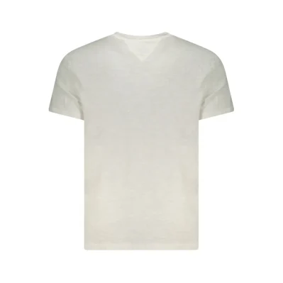 White Cotton Men T-Shirt