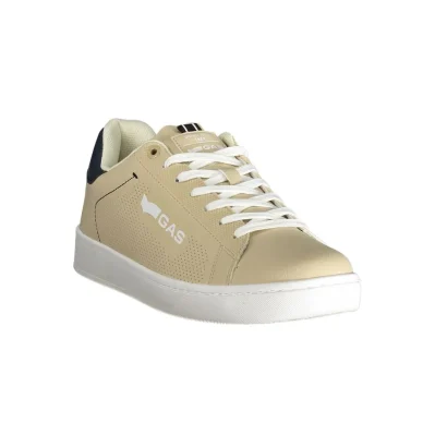 Beige Polyester Men Sneaker