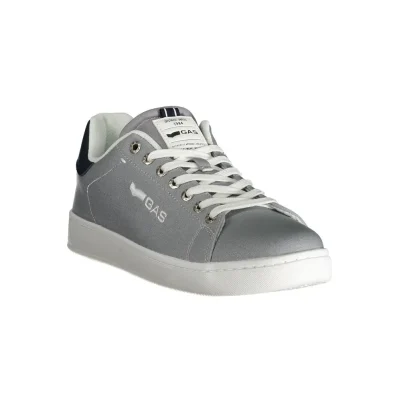 Gray Polyester Mens Sneaker