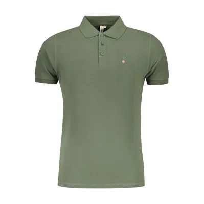 Green Cotton Polo Shirt