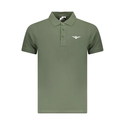 Green Cotton Polo Shirt
