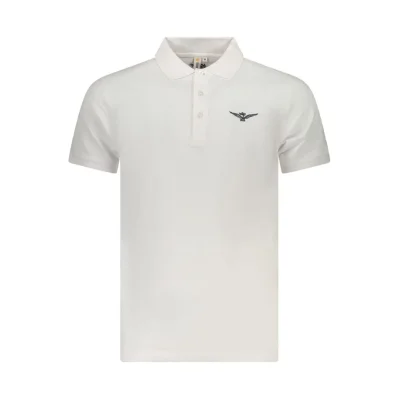 White Cotton Polo Shirt