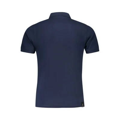 Blue Cotton Polo Shirt