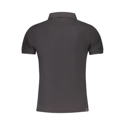 Black Cotton Polo Shirt