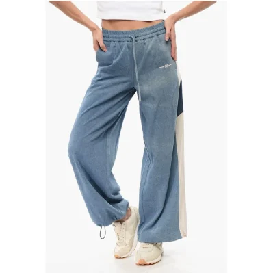 Lounge Fit Denim Pants With Drawstrings