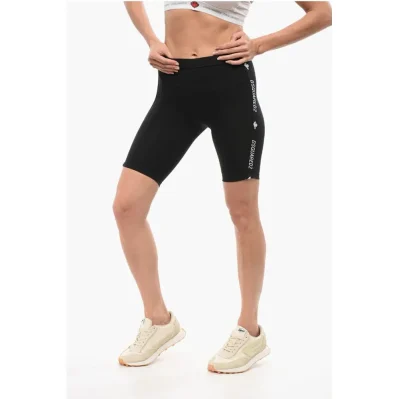 Underwear Biker Leggings with Logoed Bands