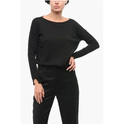 Solid Color Merino Wool Sweater