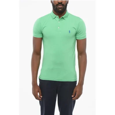 Piquet Cotton Slim Fit Polo