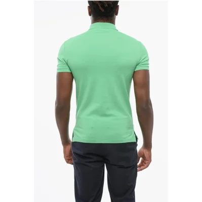 Piquet Cotton Slim Fit Polo