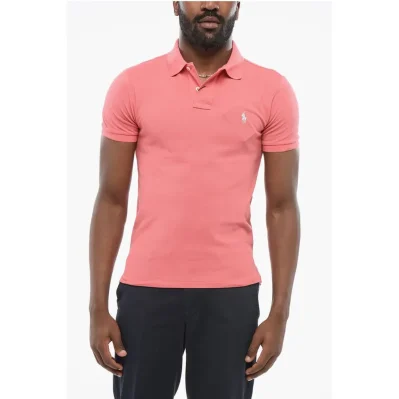 Piquet Cotton Slim Fit Polo