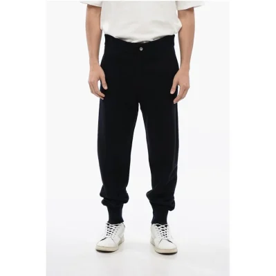 Wool Pants With Ankle Zips