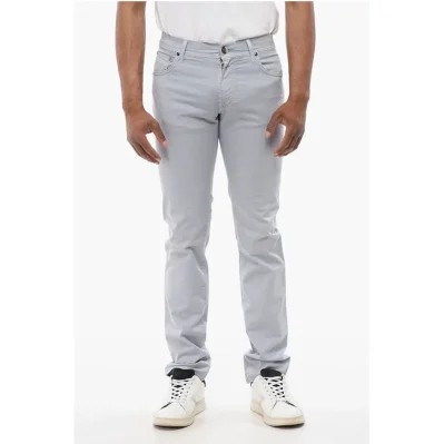 ID LUXURY DENIM Ton-sur-ton Embroidered Denims