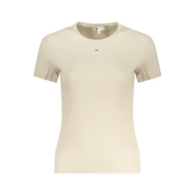 Beige Cotton Tops & T-Shirt