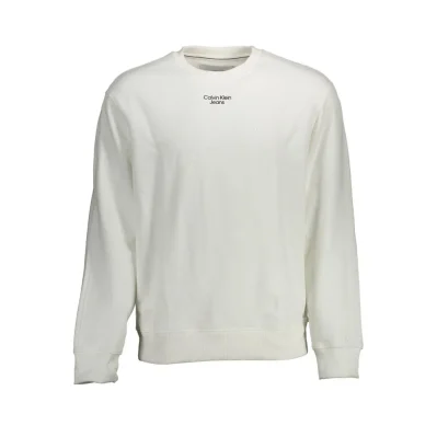 White Cotton Men Sweater