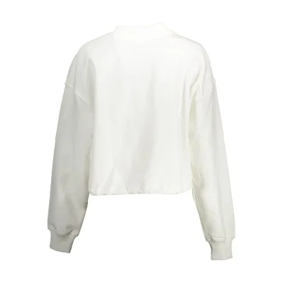 White Cotton Women Sweater