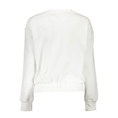 White Cotton Women Sweater