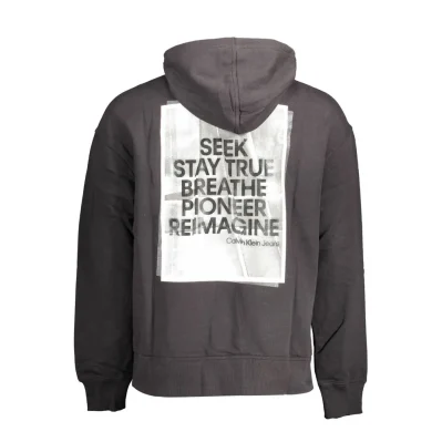 Black Cotton Sweatshirt