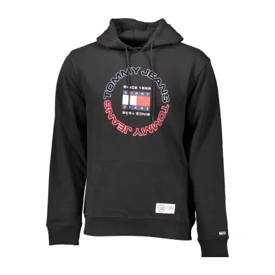 Black Cotton Sweatshirt