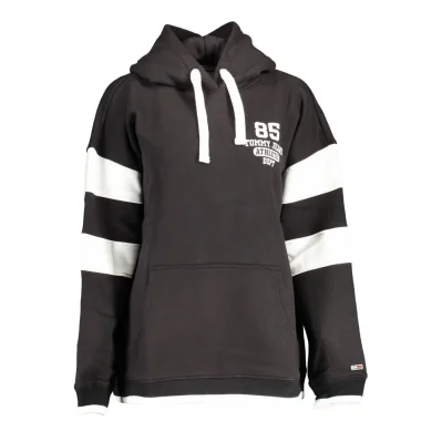 Black Cotton Sweatshirt