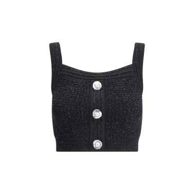 STRAPS LIGHT TWEED TOP