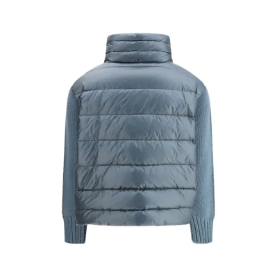 Down Jacket with wool sleeves