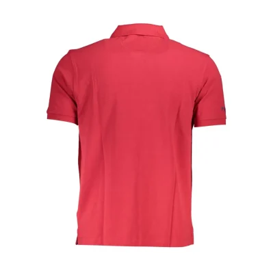 Red Cotton Polo Shirt
