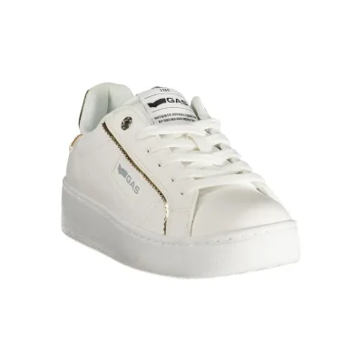 White Polyester Sneaker
