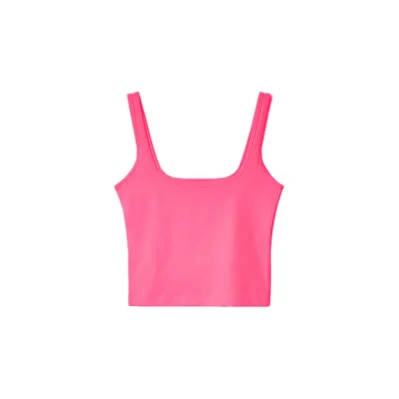 Fuchsia Cotton Tops & T-Shirt