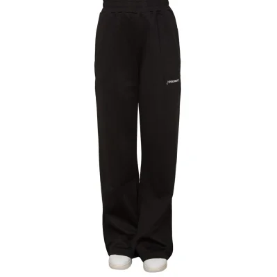 Black Polyester Jeans & Pant