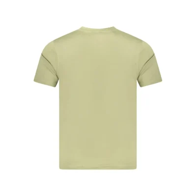 Green Cotton Men T-Shirt