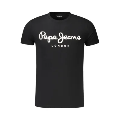 Black Cotton T-Shirt