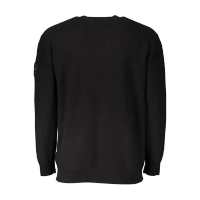 Black Cotton Sweater