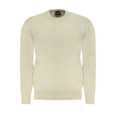 Beige Cotton Sweater