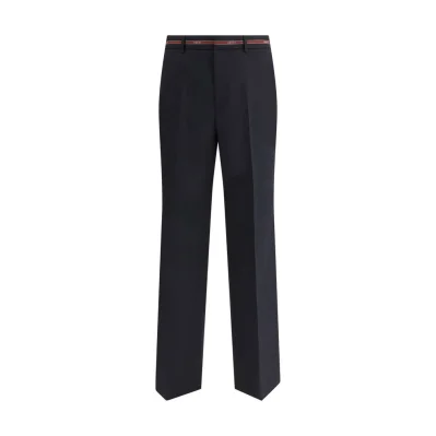 Selvedge detail Wool Pants