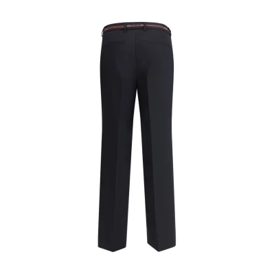 Selvedge detail Wool Pants