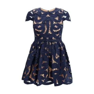 Embroidered short Dress