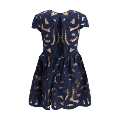 Embroidered short Dress