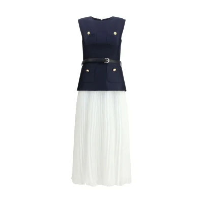 Pleated midi Dress