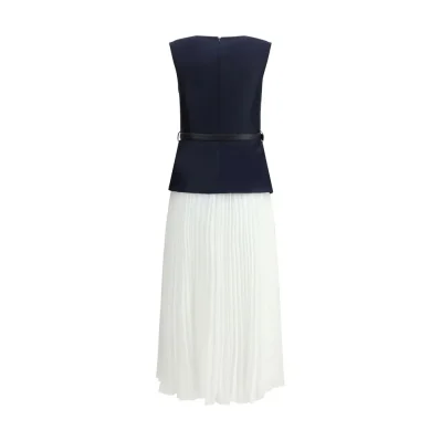 Pleated midi Dress