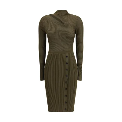 Ribbed midi Dress