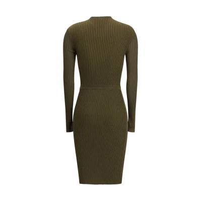 Ribbed midi Dress