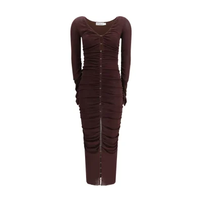 Draped knit Dress