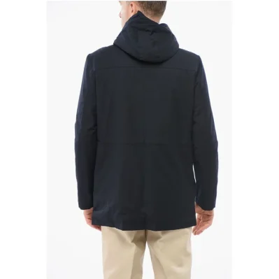 CC COLLECTION Hooded Padded Utility Jacket