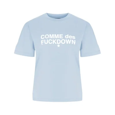 Blue Cotton Tops & T-Shirt