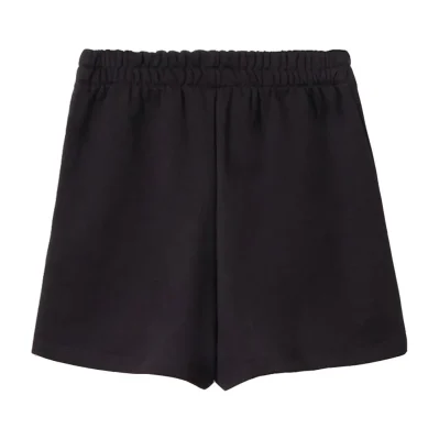 Black Cotton Short