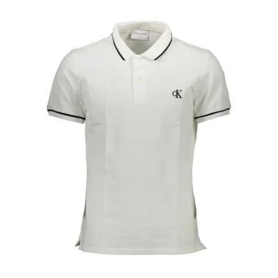White Cotton Polo Shirt