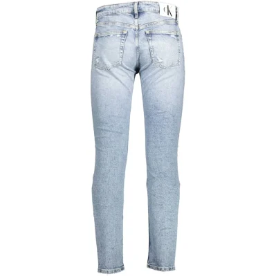 Blue Cotton Jeans & Pant